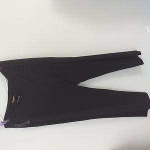 Alfani Elements Plus Size Pull-On Wide-Leg Pants, Short